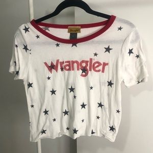 Wrangler short sleeve crop top